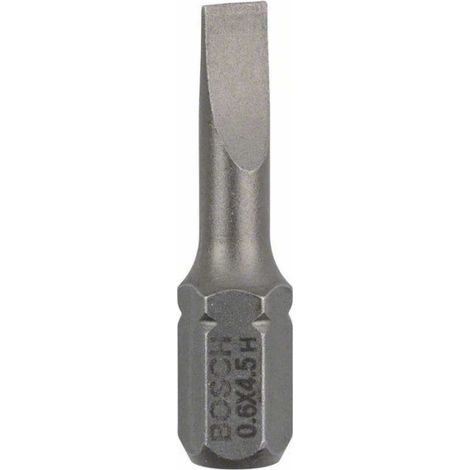 Bosch 3x Schrauberbit Extra-Hart, S 0,6 x 4,5, 25 mm - 2607001459 (1/5)