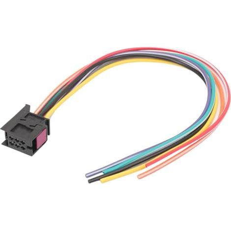 Kit de réparation de faisceau de feu arrière, 21cm prise de connecteur de faisceau à 6 broches compatible avec A1 Q3 6Q0937702 (1/5)