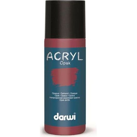 Peinture Acrylique - DARWI - DA0220080411 - Opaque - Coloris Lie de vin - 80 ML (1/2)