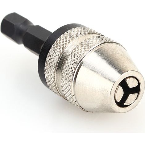 1/4" 0,33,6 mm Schnellwechsel-Schlüssellos-Bohrfutter-Sechskantschaft-Adapter-Konverter (1/5)