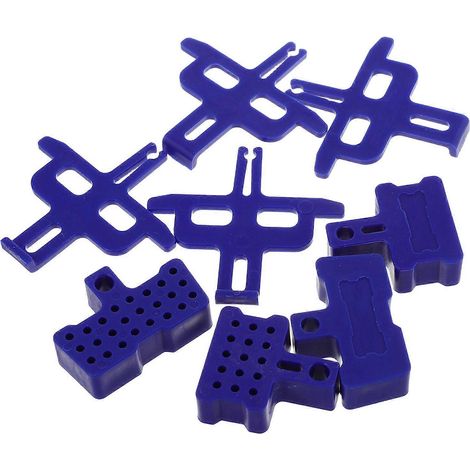 kit de changement d'huile de plaquettes de frein pour vélo de route et VTT (4,70 x 4,60 x 0,50 cm), kit de purge de freins hydrauliques (24 pièces). (1/5)