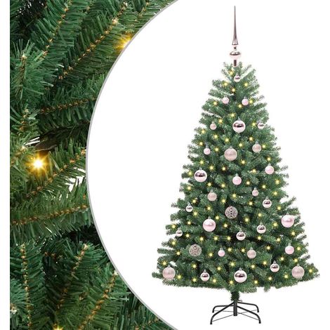 Árbol de Navidad artificial con ramas articuladas Verde 120 cm vidaXL