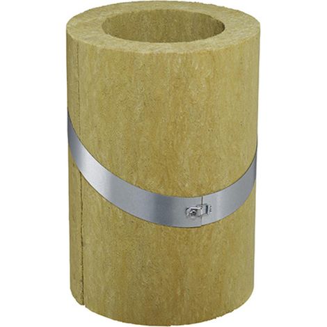 Poujoulat – Conduit isolant pour poêle à pellets – Coquille isolante plafond 80-130 – Accessoire pour fumisterie – Matériaux résistants