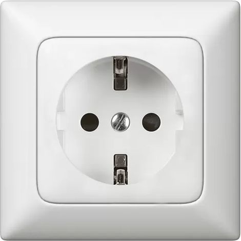 Legrand Schutzkontaktsteckdose Creo Farbe: Ultraweiß 776221 (1/2)
