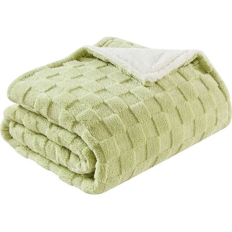 Alcantara Heizdecke grün/weiß 160W 160x120cm (1/2)