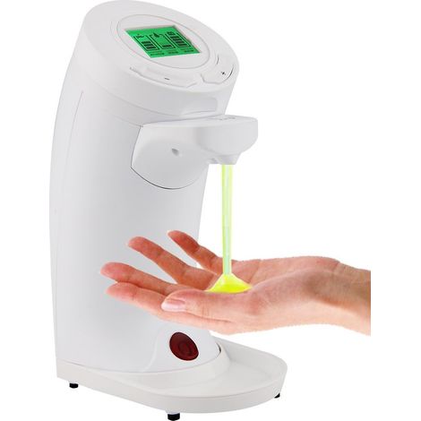 Dispenser Sapone Automatico 250ML Erogatore Sensore a Infrarossi e Display LCD (1/5)