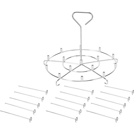 Ensemble de supports à brochettes en acier inoxydable 304, grille de déshydratation multifonction, accessoires pour friteuse Pinxia 8QT (1/5)