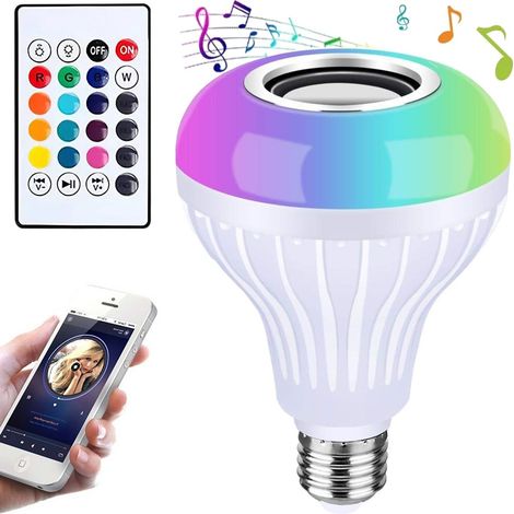 Douille de lampe, culot E27, RGB, Bluetooth, pour l'installation, le réglage et la maintenance des systèmes électriques.-AquaForge (1/5)
