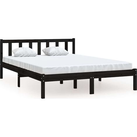Maison Exclusive - Estructura de cama doble sin colchón madera ma (1/5)