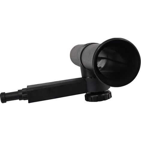 Universal fishing rod holder made of black nylon, railing insert, boat equipment, fishing rod support, fishing rod base