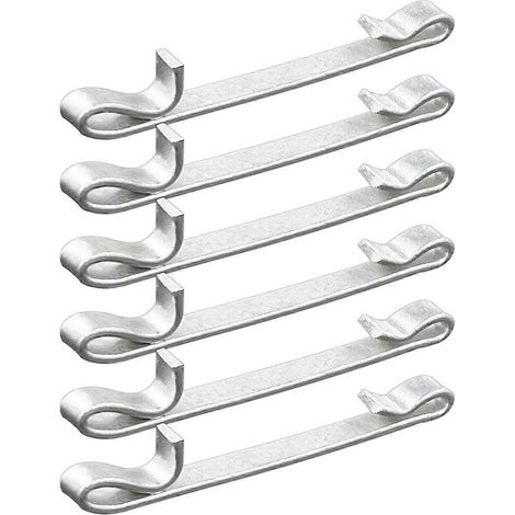 Kit de fixation coulissant pour tiroir de boîte à outils, pince à double anneau de 2 pouces, 6 pièces (1/5)