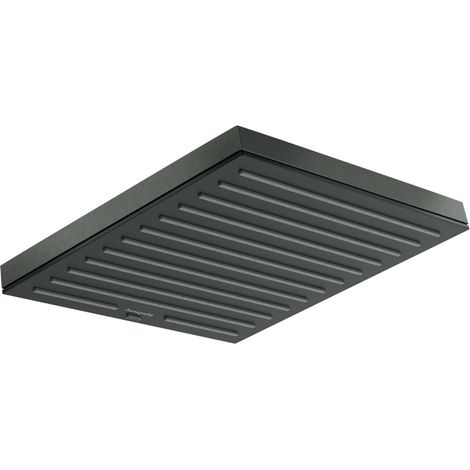 Hansgrohe Pulsify E - Soffione doccia, 26x26 cm, EcoSmart, cromo nero spazzolato 24331340 (1/2)