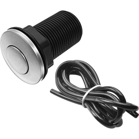 Bouton pneumatique, inox, avec tuyau (1/5)