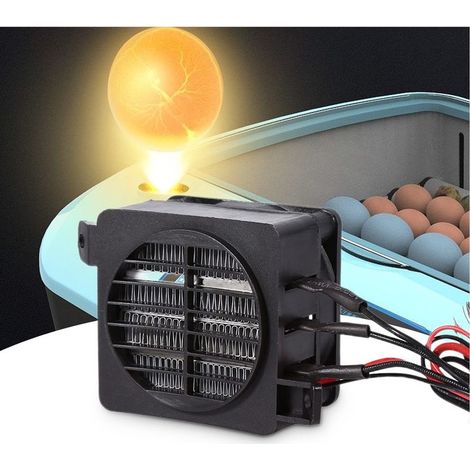 Chauffage d'air PTC 100W 12V – Thermostat automatique – Chauffe rapidement pour espaces confinés – Installation facile avec trous de montage (1/4)