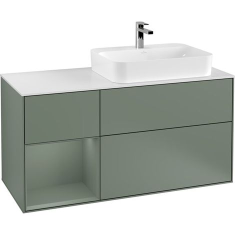 Villeroy & Boch F391GMGM Armoire sous-vasque Finion F39 (1/2)