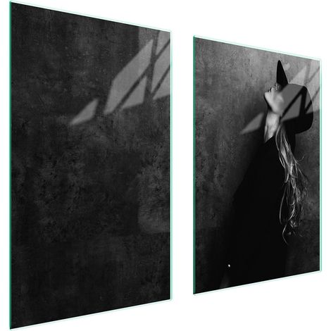PIASTRA PROTETTIVA IN VETRO PER CUCINA 65x52 DONNA (1/5)