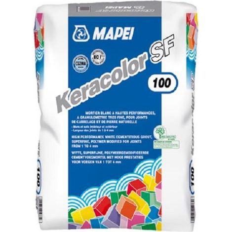 Joint de finition KERACOLOR SF - Sac de 22 kg - blanc 100