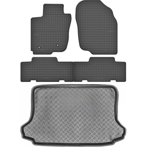 Toyota Rav4 III SUV (2006–2012) – Set: Gummifußmatten + Kofferraummatte