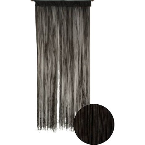 Cortina de puerta String black sherry CONFORTEX para puerta - 90 x 200 cm - negro (1/2)