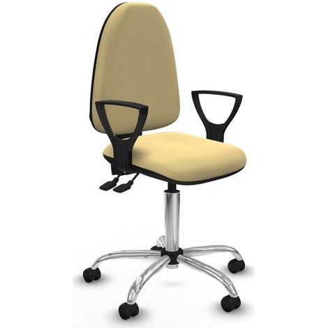 Piqueras y Crespo Aýna Asincro chaise bureau crème simili cuir