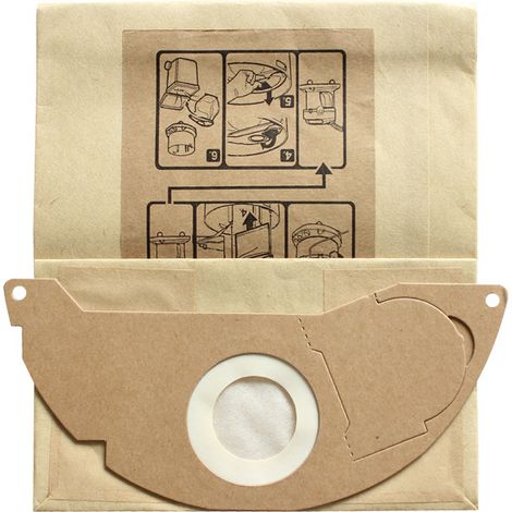 Kompatibel mit Zubehör für Staubsauger der Modelle WD2250/A2004/A2054/MV2, Papiertüten und Müllsäcken. (1/5)