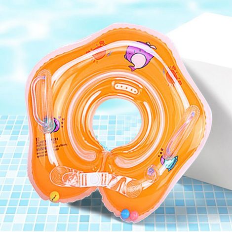 1 Flotteur de bain, double couche, poignée sûre, PVC anti-fuite, pour nourrisson moins de 18 mois (1/5)