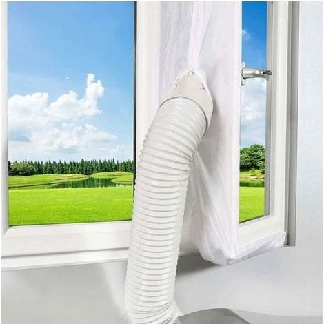 300cm Sealing Fabric for Air Conditioning Window Door Sealing Fabric Mobile Air Conditioner Kit Doors and Windows Freshness Insulation Simple and Practical Installation (1/4)