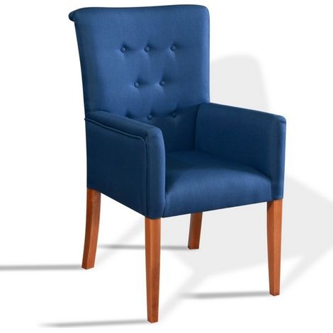 Fauteuil capitonné AGATHA (1/3)
