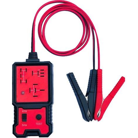 Testeur de relais 12V à quatre et cinq broches, testeur de relais, instrument d'analyse et de diagnostic de batterie automobile. (1/4)