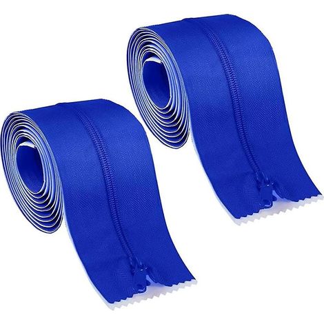 2 rouleaux de fermeture éclair robuste anti-poussière, 7,6 cm x 2,1 m, fermeture éclair auto-adhésive pour serres (1/5)