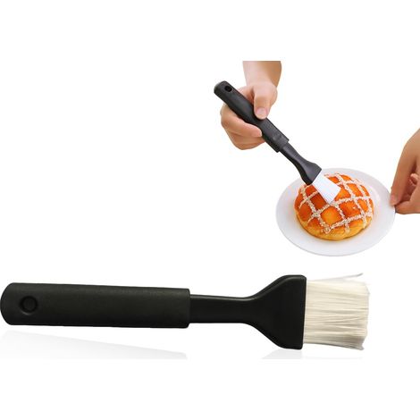 Pinceau à pâtisserie professionnel résistant à la chaleur et à l'huile Idéal pour la pâtisserie, la cuisson et le barbecue Outil de cuisine pour dorer la viande et beurrer les pâtisseries (1/5)