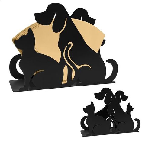 Kaffeefilterhalter aus Metall, Aufbewahrungsbehälter für Kaffeefilter (bis zu 120 Filter), ideal für Cafés, Hotels, Bars und Zuhause, schwarz