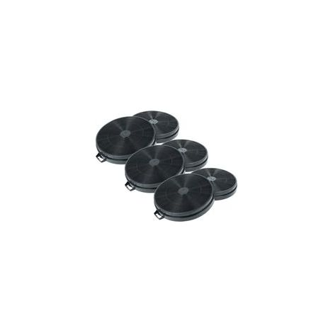 6x Filtres à charbon actif compatible avec Whirlpool AKR 563, AKR 590, AKRR 638, AKRR 906, AKR 551 JA, AKR 551 NA hotte aspirante - 20,2 cm