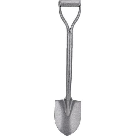 Ortviai Pelle de Jardin Tout Métal avec Manche en D – 76 cm, Acier au Manganèse, Pointue pour Camping et Plantes (1/4)