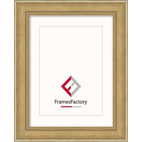 Cornice decorativa Aria 60 × 80 cm, dorata, in stile barocco. (1/5)