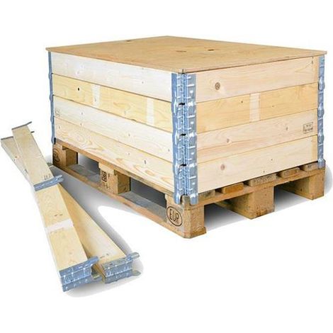 Holzaufsatzrahmen f.Europalette Maße 1200x800x300mm TRANSPAK