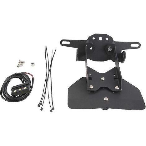 S'applique au support de plaque d'immatriculation de moto modifié SU Katana GSX-S1000 19-21, support utilitaire multifonctionnel à queue courte ( ) (1/5)