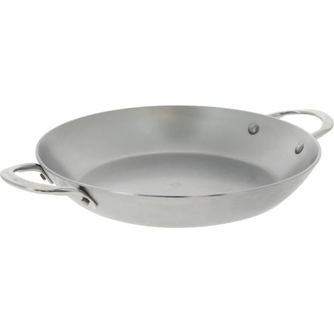 Poêle ronde acier 2 anses 28cm - De Buyer - 5652.28
