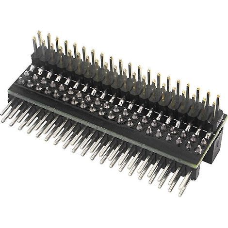 Connecteurs mâles GPIO 1 vers 2 à 40 broches pour carte d'extension Raspberry Pi 4b/3b+/2b (1/4)