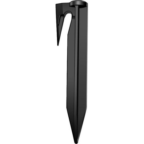 100 estacas de plástico para delimitar terrenos, de 8,5 cm, estacas para césped, clavos para jardinería, aptas para cercas de jardín y césped.
