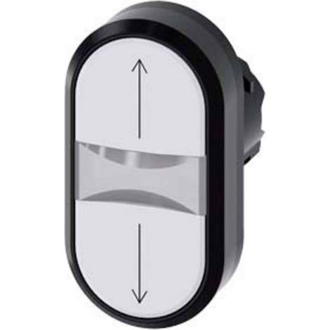 Bouton-poussoir à double touche Siemens 3SU1000-3AB66-0AN0 1 pc(s) X000261 (1/3)
