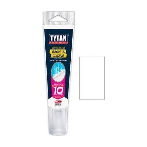 6,0 x SILICONE ACETICO BAGNI E CUCINE IN TUBETTO TYTAN