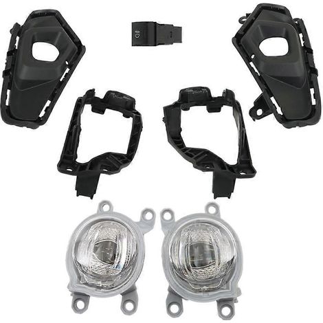 Ensemble de phares antibrouillard à LED pour Toyota RAV4 LE XLE 2023 2024 : phare antibrouillard + cache + interrupteur + câblage + support TO2593129 TO2592129 (1/5)