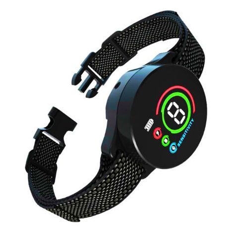 Vibrating Collar - - Anti-bark collar, no static shock, 8 adjustable sensitivity levels, rechargeable, 3 sound modes, vibration and strong vibration (1/4)