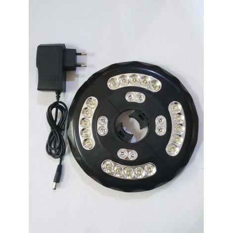 Lampes Pour Parasol, Rechargeable 28 LED Lumière de Parasol, Éclairage Lampe Parasol Patio 3 Modes de Luminosité, Luminaires Extérieure Pour Camping,Terrasse, Jardin, Tente [Classe énergétique A++] (1/5)