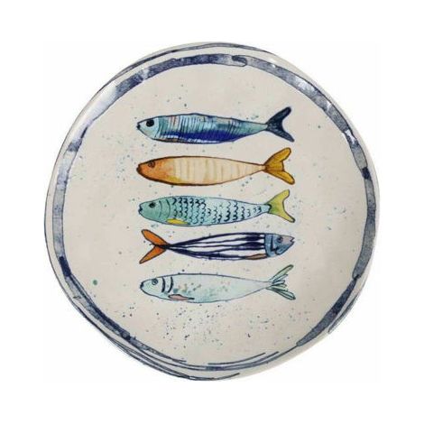 PLATO LLANO 26CM PEIXE IBERICA BRILLO