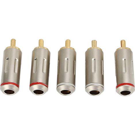 Stück RCA-Steckeradapter aus Metall, hochfest und verschleißfest, Audiokabeladapter für Auto