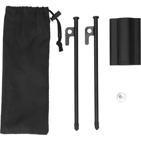 royaluxe -Support pour mât de tente de Camping, support de tige d'auvent coupe-vent renforcé, support de tige d'auvent de Camping en plein air (1/5)