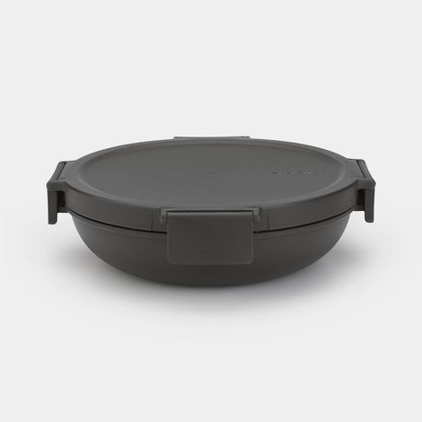 Brabantia Make & Take Lunchkom 1L Donkergrijs (1/5)