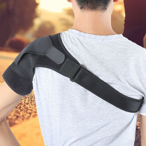 Attelle d'épaule ajustable pour sport, soutien et compression respirant du bras